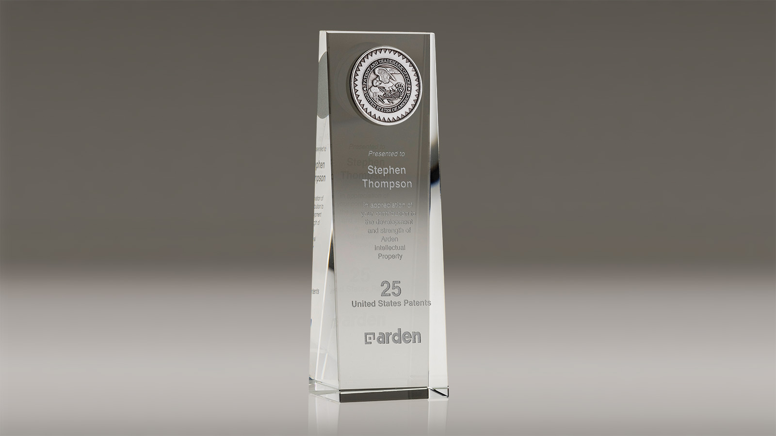 Crystal Patent Awards