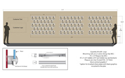 Patent Displays - Rail System - 99 Quantity